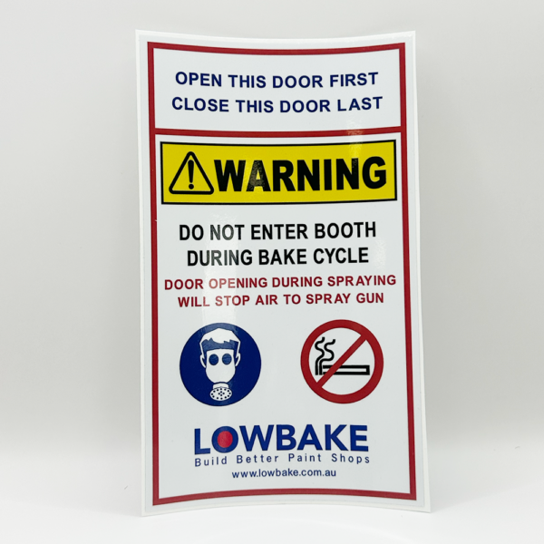 Sticker - Do Not Enter in Bake