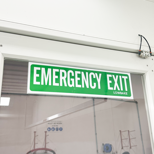 Sticker - Emergency Exit